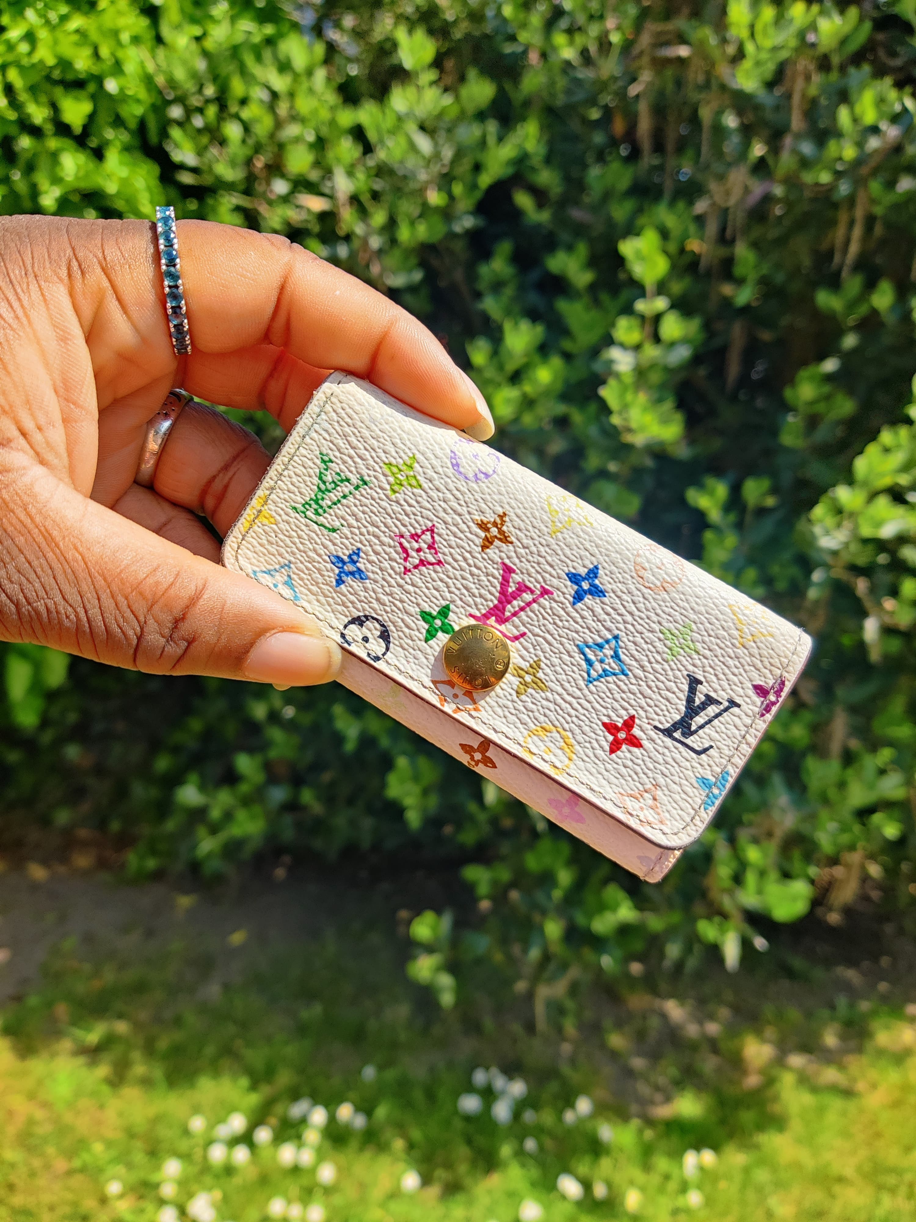 Louis Vuitton x Murakami Multicolore Key Case - Image 5